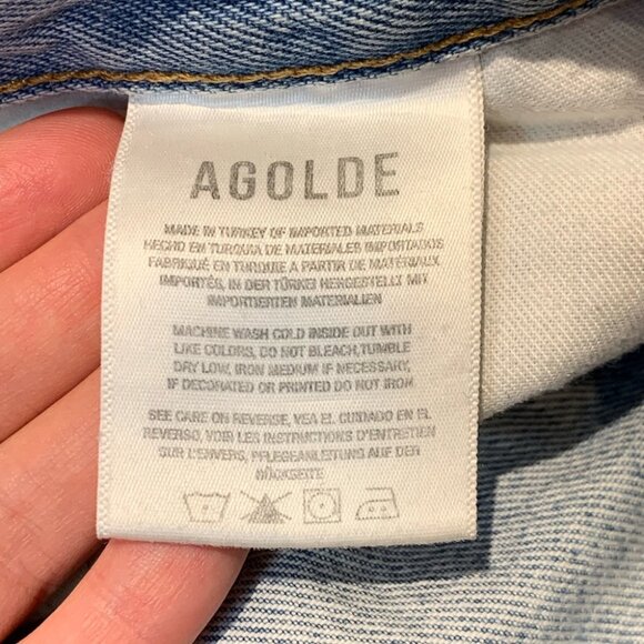 Agolde Revolve High Rise Tapered Baggy Jeans - Picture 11 of 14
